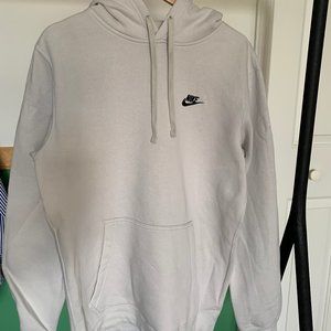 Nike Hoodie in Off White Size L
